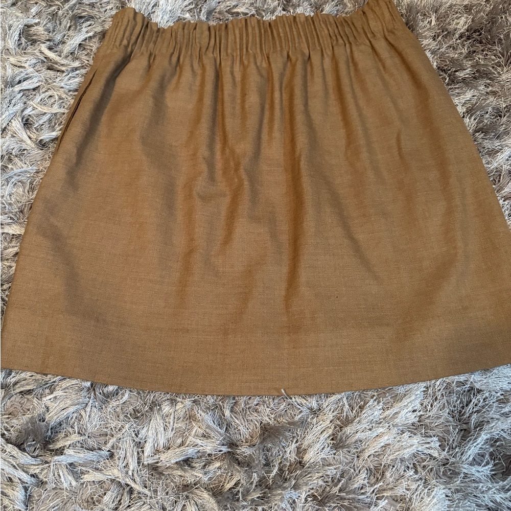 J. Crew Women's Mini Skirt in Warm Brown
